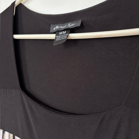 🎉4/30$🎉 Michael Taylor Patterned Shift Dress - Size M - Picture 3 of 6